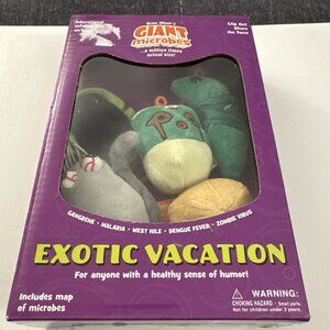 New Giant Microbes Exotic Vacation Plush Set Of 5 C27